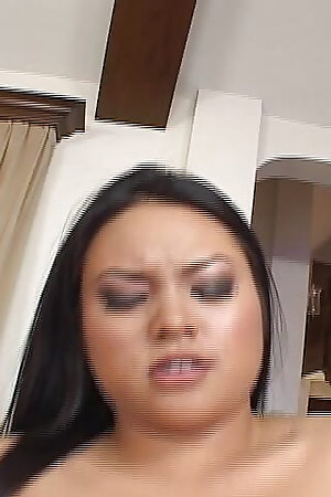 Asian teen gets her pussy drilled deep by a experienced man with big cock