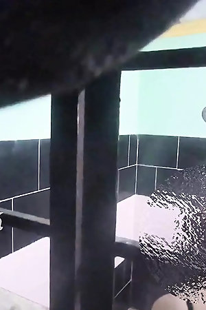 I cought the guy whos sneaking on me while taking shower in the hotel.