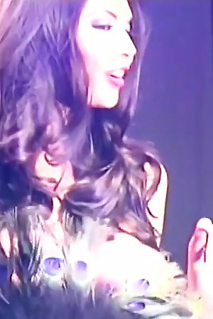 Tera Patrick fucked on a stripper stage hardcore