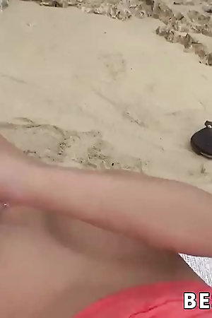 Megumi Haruka, a Japanese chick, got nude on the beach without any hesitation when this dude promised - JAV uncensored!