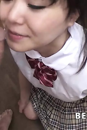 Sweet  astounds with flawless Japanese oral job - JAV horny!