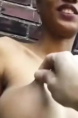 Outdoor rude humiliation