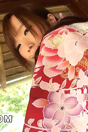 Hitomi Oki deep-throated fuck-stick and got nailed rock hard in the fuckbox - Best Japanese AV!