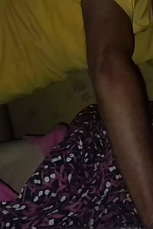 Rustic woman with teacher