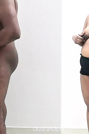 Andhra maid sridevi got doggy fucked infront of wife