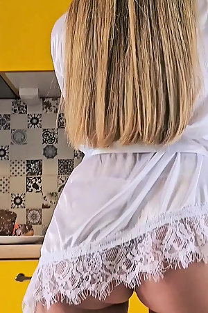 Hot Anal Loving Stepmom Prefers a Hard Cock in Both Holes for Breakfast!