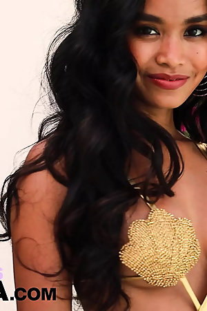 Putri Cinta Serving Herself Naked Hot and Ready No Reheating Needed.